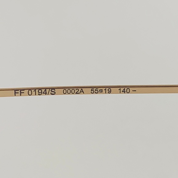 💯 - New Authentic Fendi Eyeline Blue Metal Sunglasses FF 0194/S 000552A - Picture 12 of 14